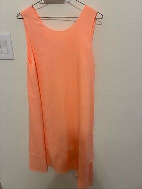 The Limited Peach A-line Sleeveless Dress